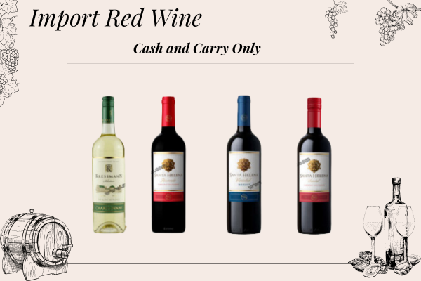 D - Import Red Wine Promotion - Cash & Carry