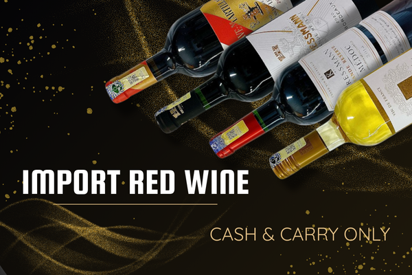 F - Import Red Wine - Cash & Carry