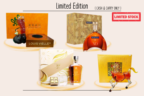 E - Limited Edition & Hard Liqour Product - Cash & Carry