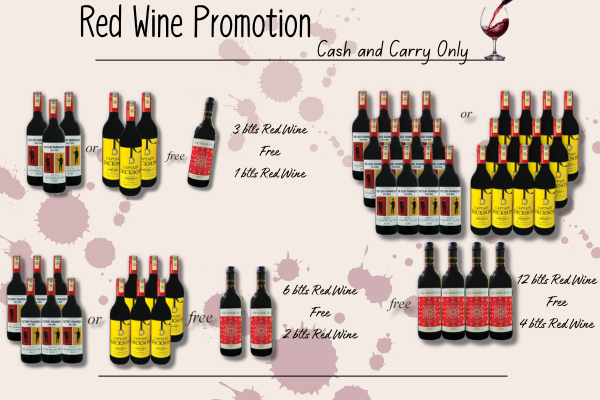 H - Red Wine Promotion - Cash & Carry