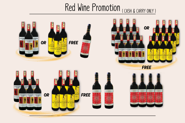 H - Red Wine Promotion - Cash & Carry