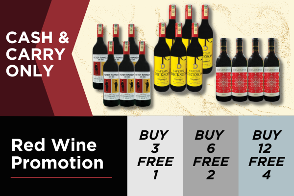 H - Red Wine Promotion - Cash & Carry